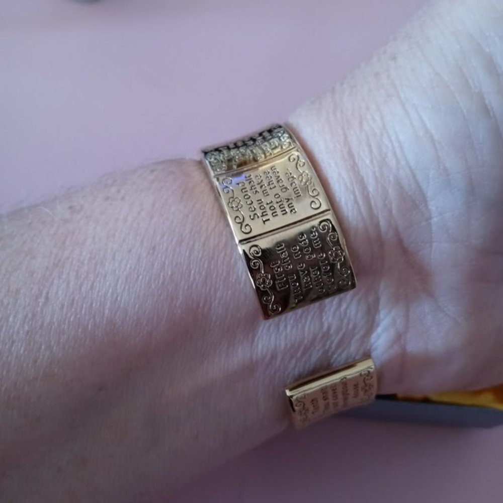 Gold, Genoa Woman's watch, engraved. - Picture 8 of 9